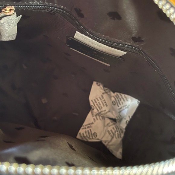 SOLD~Kate Spade Black Cross Body Bucket Purse - Picture 3 of 4